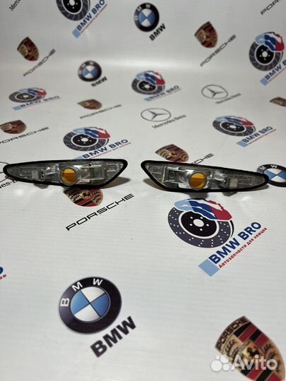 Повторители BMW E46 рест оранжевые желтые рыжие