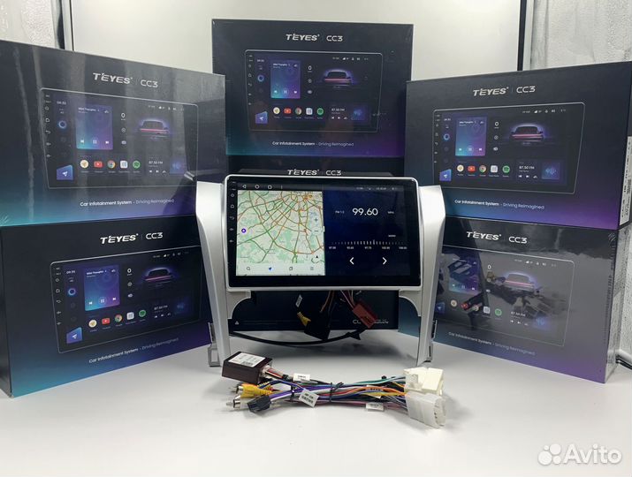 Магнитола на андройде Teyes CC3 4/64 для Toyota