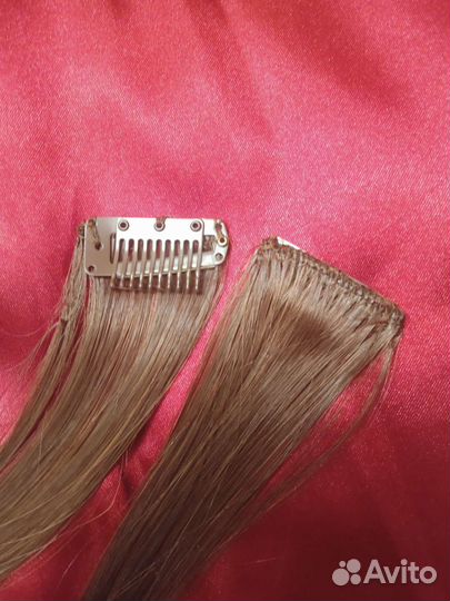 Волосы на заколках искусственные