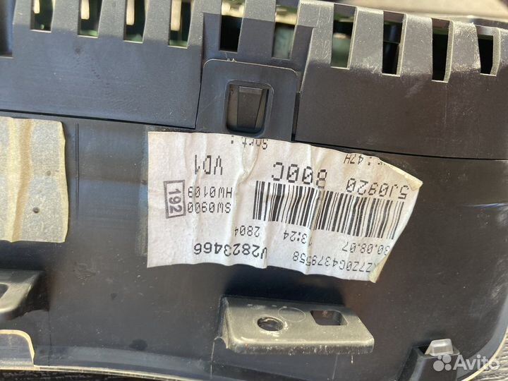 Приборная панель skoda fabia roomster