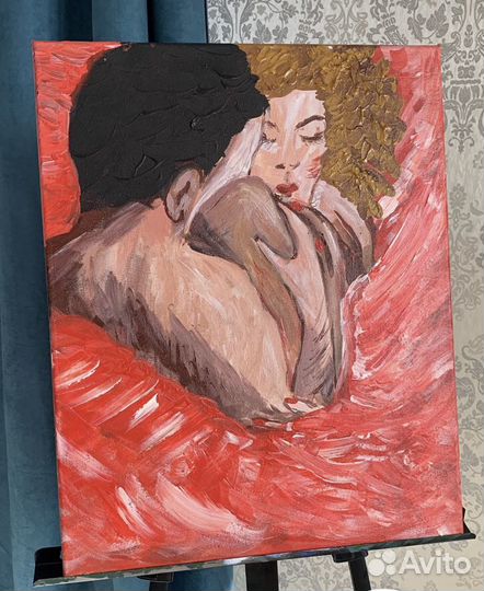 Картина акрилом на холсте