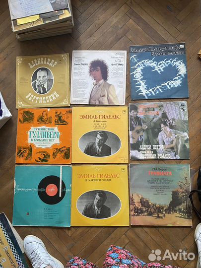 Советские виниловые пластинки (классика, барды)