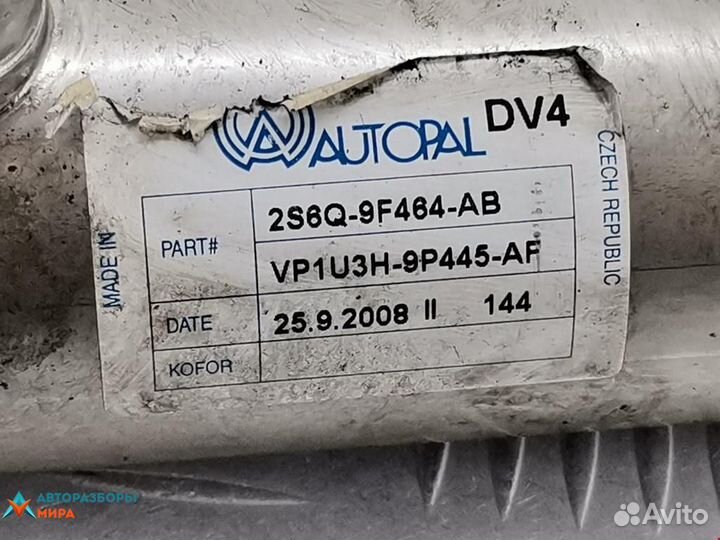 Охладитель EGR / Радиатор EGR Ford Fiesta 5 рест