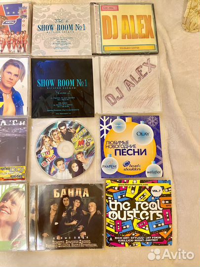 CD диски с музыкой 2000-е фабрика mtv музтв