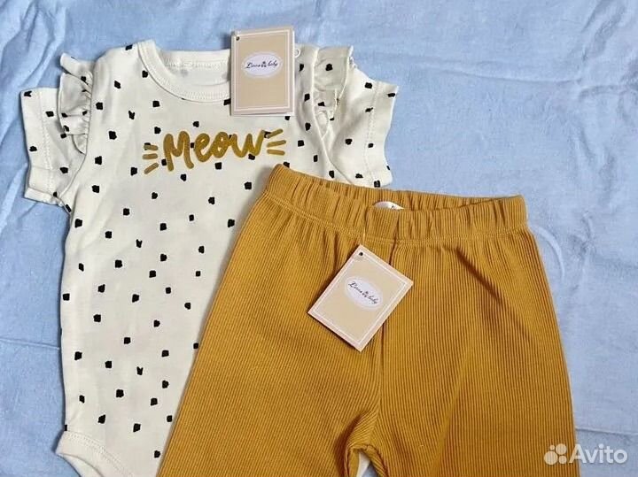 Комплект боди и штанишки 74