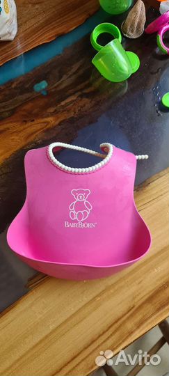 Поильник бутылочка фартук для кормления avent