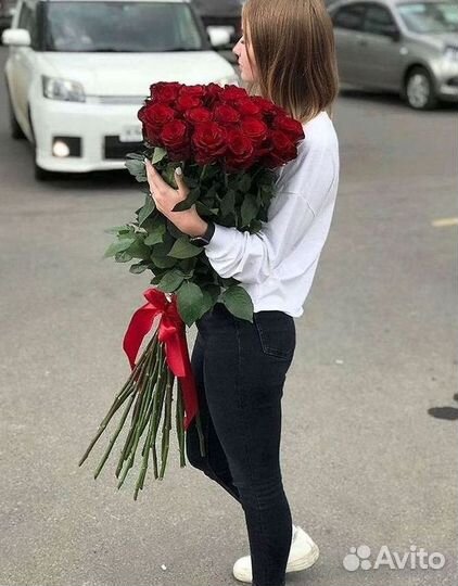 Высокие розы Гигантские розы Доставка цветов