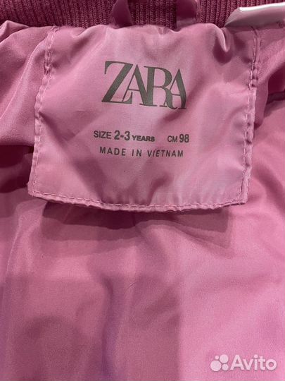 Куртка для девочки Zara 98р