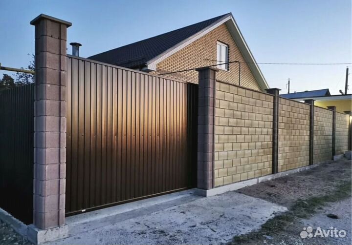 Откатные ворота. Изготовление и монтаж