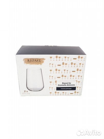 Набор стаканов Crystalite Bohemia Repast 470мл 6шт