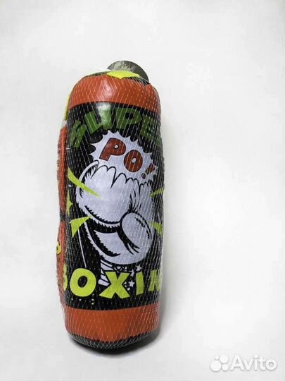 Боксёрская груша с перчатками (Бокс в сетке)