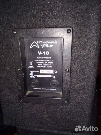 Колонки концертные warfadale v10