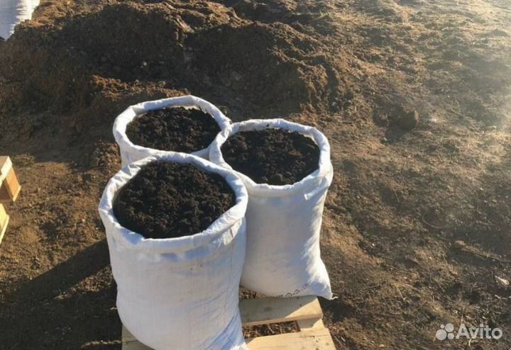 Чернозем в мешках