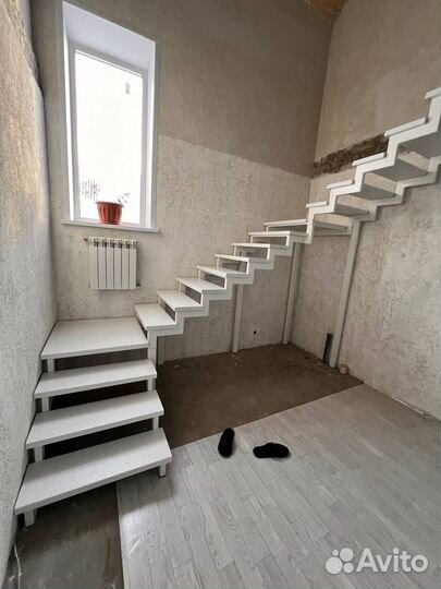 Лестница под ключ без сварочных работ