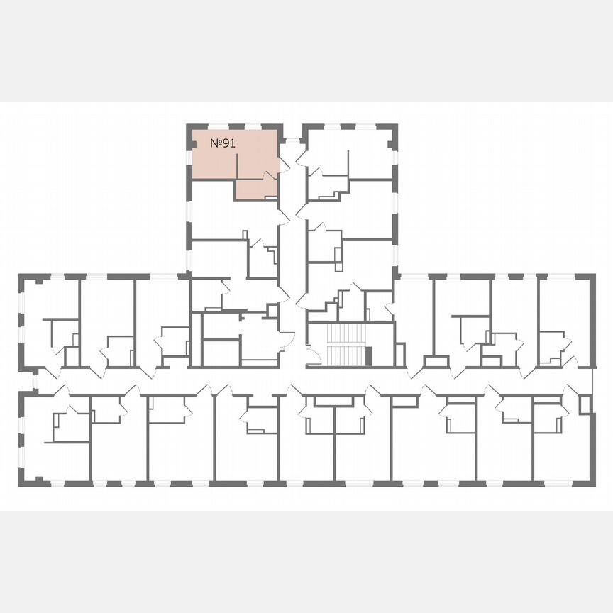 Апартаменты-студия, 23,3 м², 3/13 эт.
