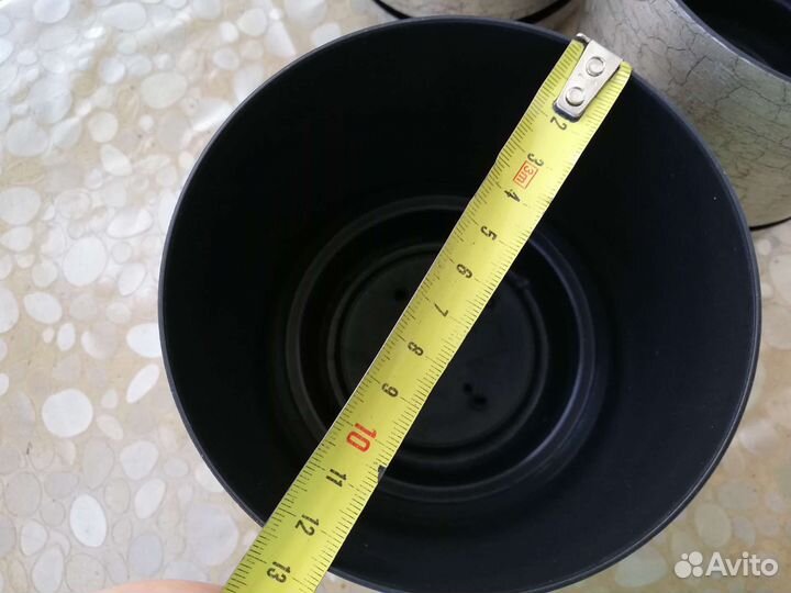 Цветочные горшки пластик