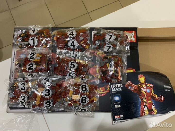 Лего конструктор Железный человек