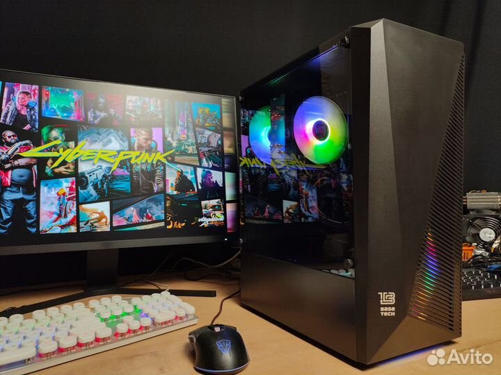 Игровой компьютер I7 3770/16GB/RX 570