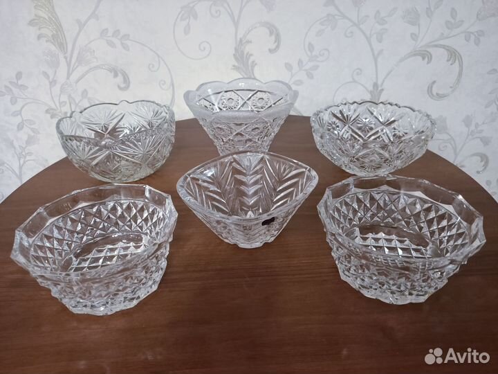 Салатники хрусталь