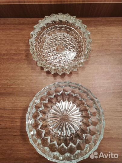 Салатники стекло,хрусталь СССР