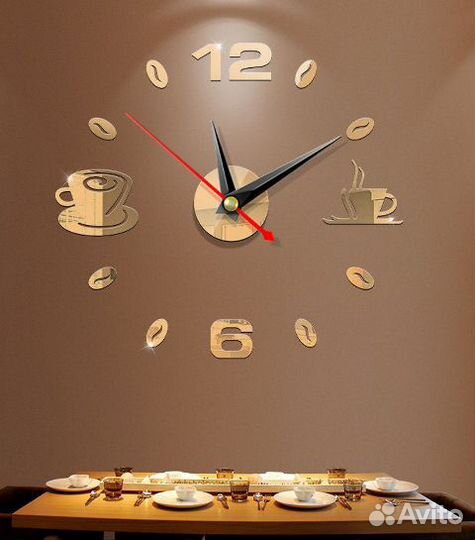 Настенные 3Д часы