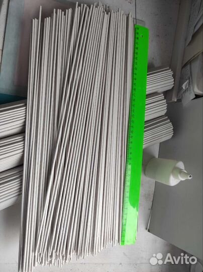 Бумажные трубочки (7,5х43 и 10х43 см)