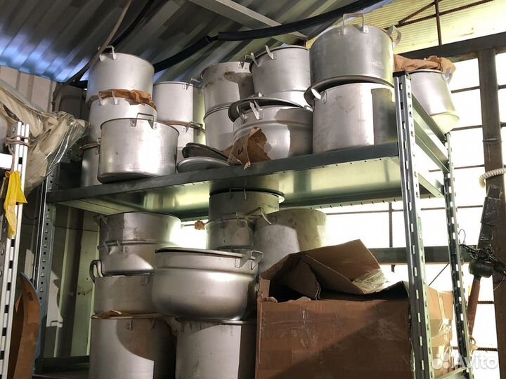 Кастрюля армейская алюминиевая СССР солдатская