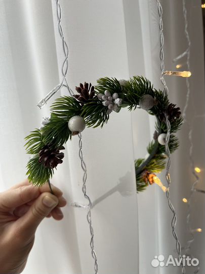 Ободок и заколка