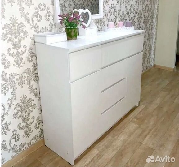 Комод Охта 1200.4 Белый