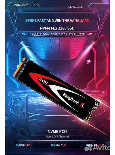 SSD m2 nvme 512Gb/1Tb/2Tb