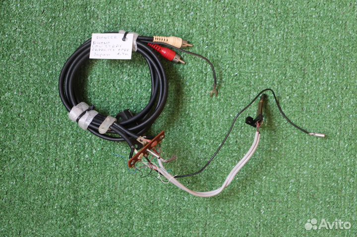 Phono кабели от винил. проигр. Pioneer, Japan