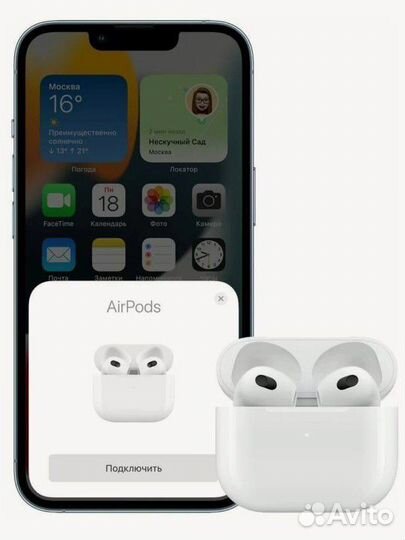 Новые беспроводные наушники Apple AirPods 3