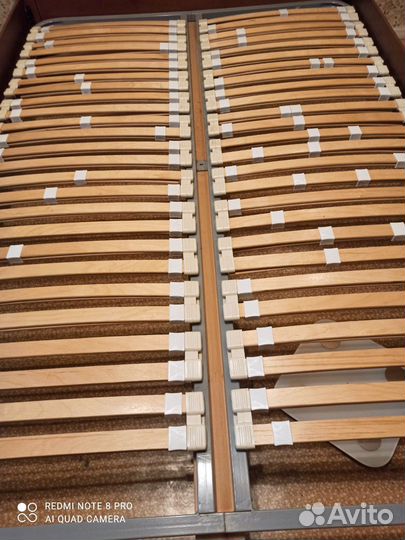 Кровать 140х200, бу, из цельного дерева