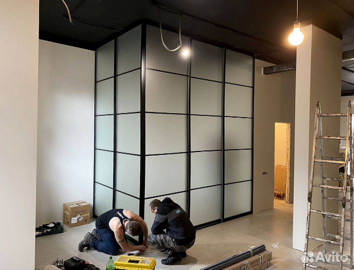 Перегородки раздвижные