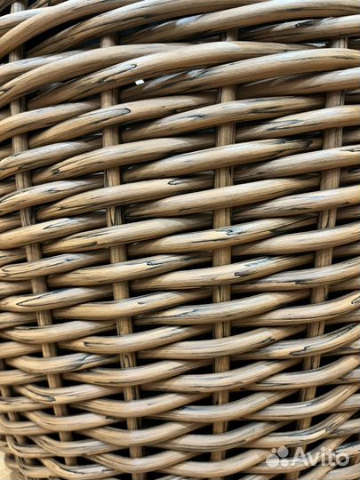 Кашпо из ротанга для цветов 12л