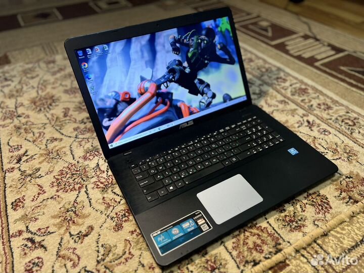 Игровой 17дюм Ноутбук Asus 4ядра/GeForce 920MX 2гб