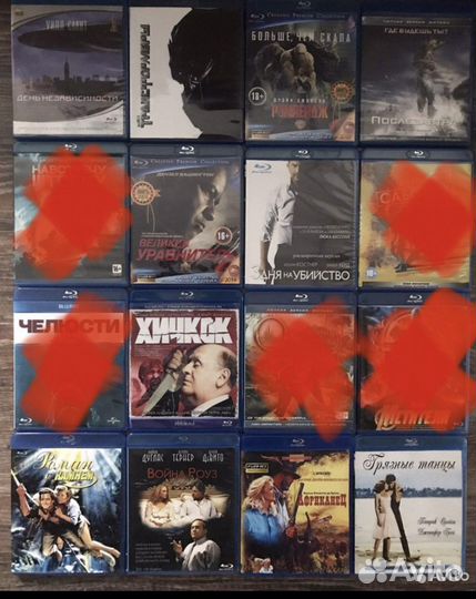 19 фильмов на blu ray дисках