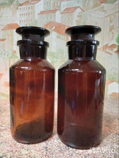 Бутыль/банка/склянка с притертой пробкой СССР