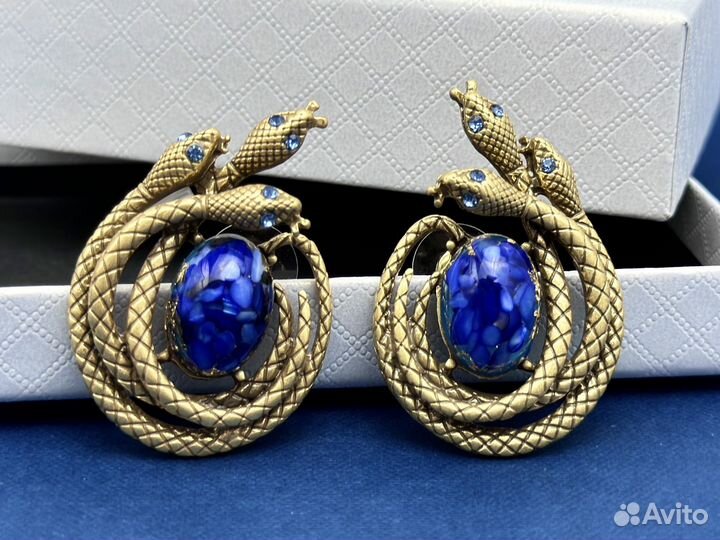 Серьги винтажные Monet