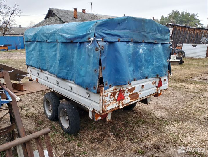 Прицеп легковой двухосный бу 