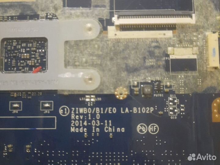 MB Lenovo la-b102p cpu cel n2830, UMA