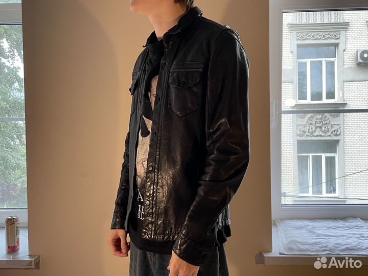 Кожаная Куртка allsaints XS