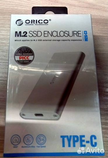 Внешний корпус для SSD M2 Orico M2G-C3 ngff