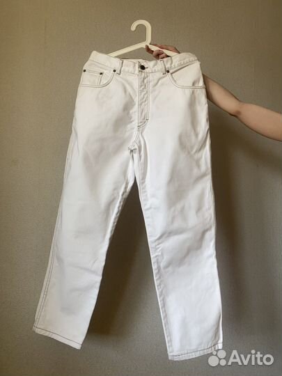 Джинсы белые oversize