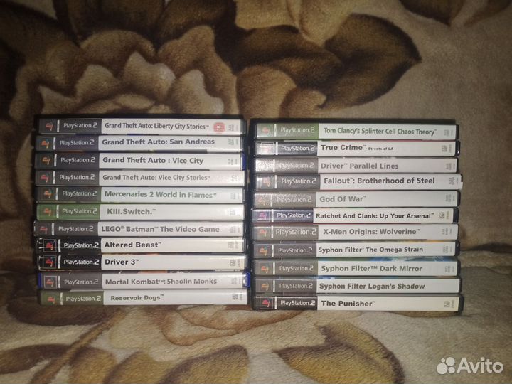 Игры для PlayStation 2 (диски)