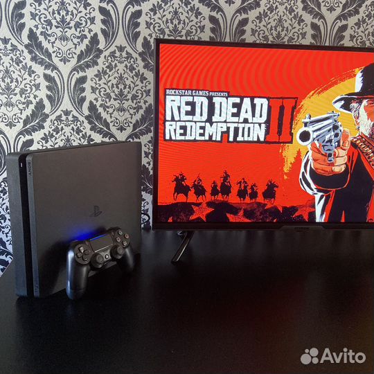 Sony playstation 4 slim 1 tb +30топ игр