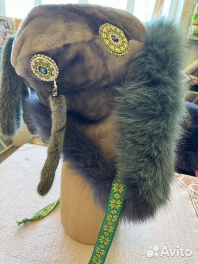 Мужская шапка малахай