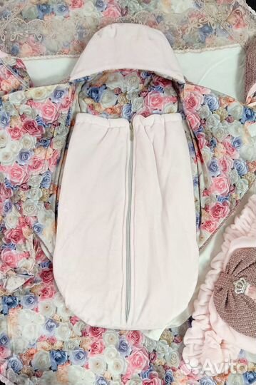 Конверт на выписку для девочки зима