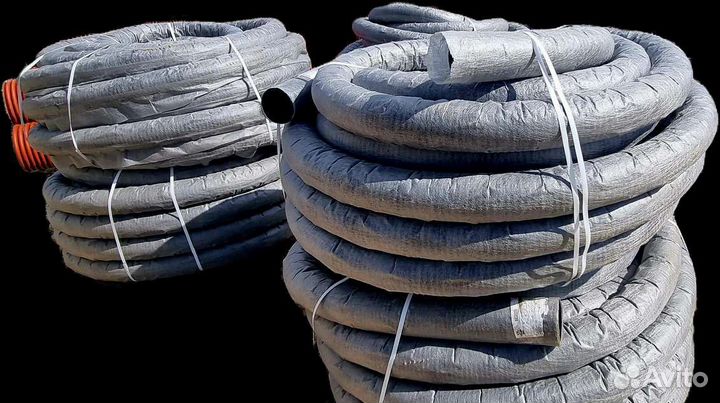 Труба дренажная 110, 160 в геотекстиле