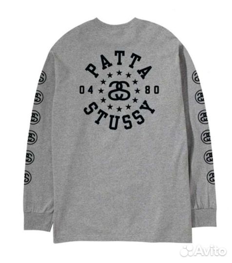 Лонгслив Stussy Patta оригинал